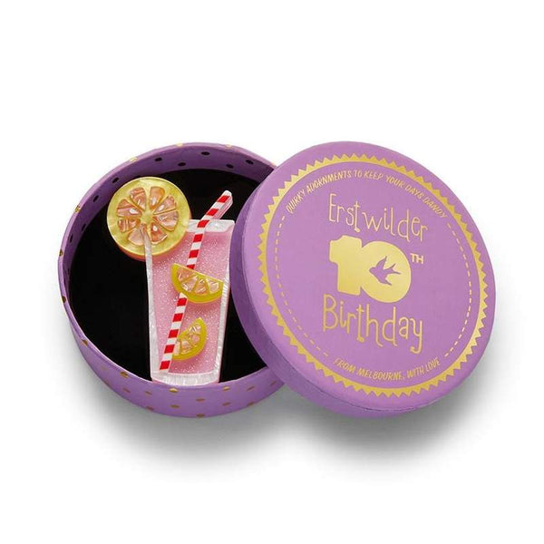 Erstwilder - Pink Lemonade Brooch - 10th Birthday Fan Favorites (2021)