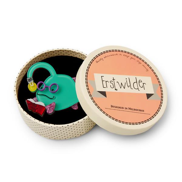 Erstwilder - Bright Eyed Bibliophile Brooch - Ocean Vibes II (2018)