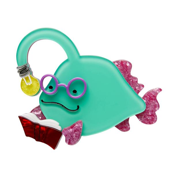 Erstwilder - Bright Eyed Bibliophile Brooch - Ocean Vibes II (2018)