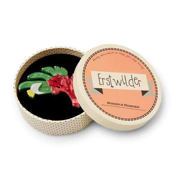 Erstwilder - Bouncing Botanical Flower Kangaroo Paw Brooch - Australiana (2018)