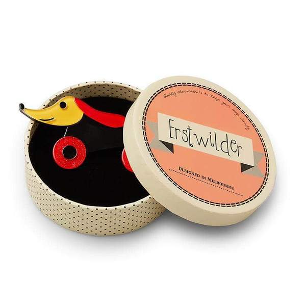 Erstwilder - Trundling Tail-Wagger Brooch -Down Memory Lane (2018)
