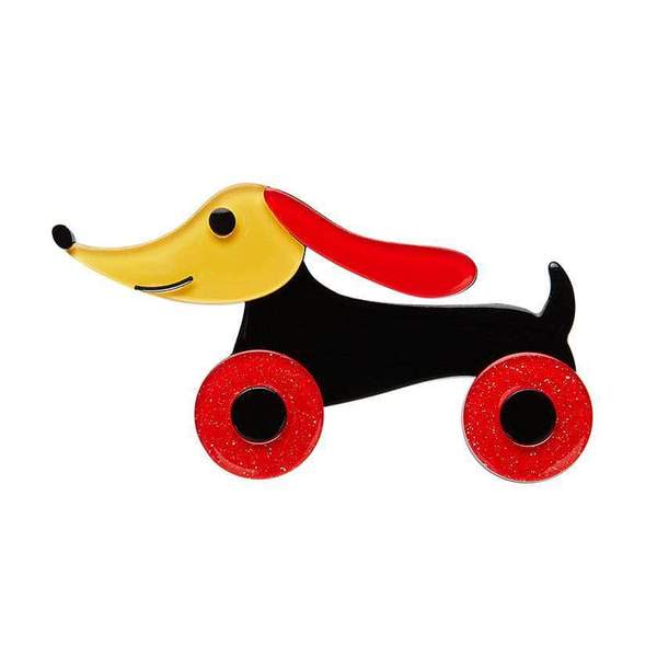 Erstwilder - Trundling Tail-Wagger Brooch -Down Memory Lane (2018)