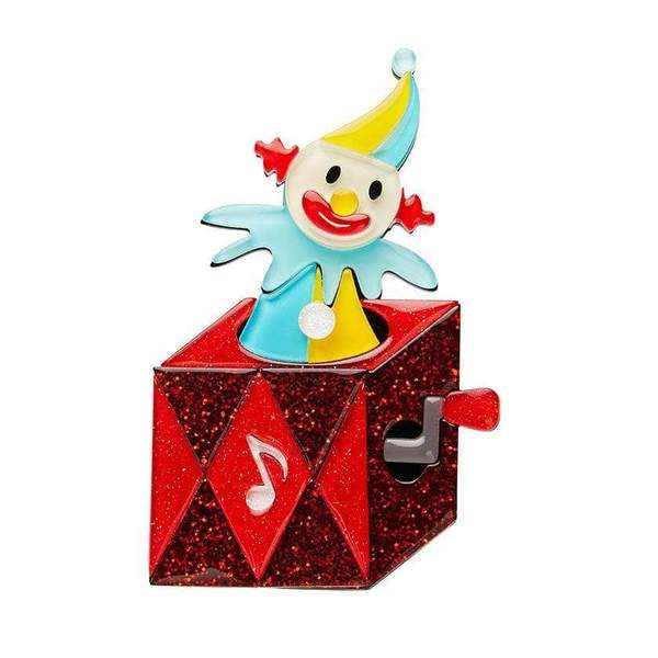 Erstwilder - Cranky Jack in the Box Toy Brooch - Down Memory Lane (2018)