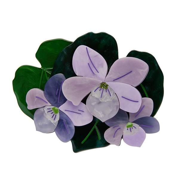 Erstwilder - Where The Wild Things Are Violet Brooch - A Fuller Bloom (2019)