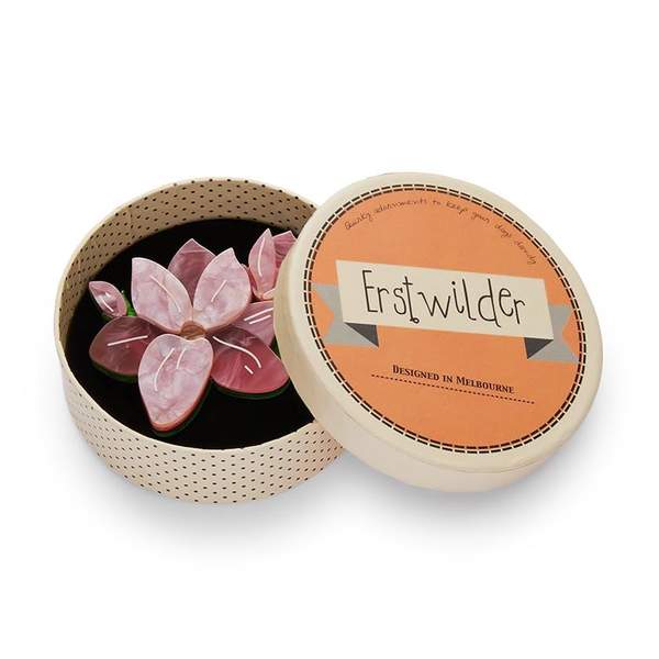 Erstwilder - Magnificent Pink Magnolia Brooch - A Fuller Bloom (2019)
