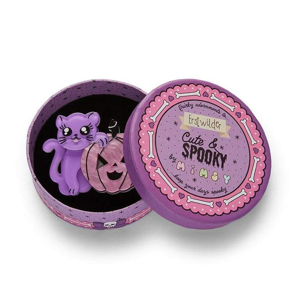 Erstwilder - Meow You See Me Cat Brooch - Cute & Spooky by Mimsy (2021)