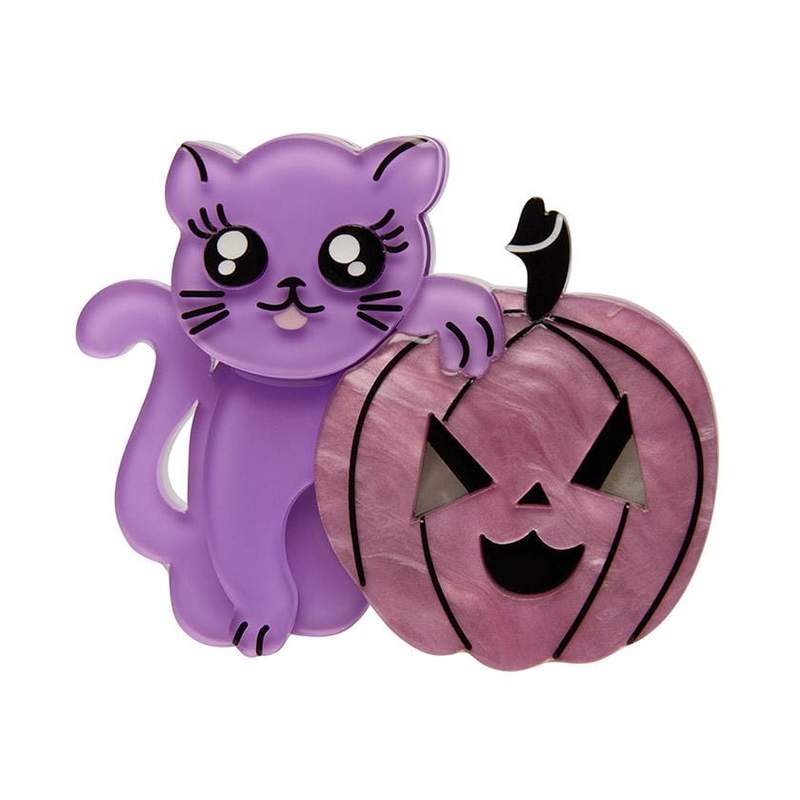 Erstwilder - Meow You See Me Cat Brooch - Cute & Spooky by Mimsy (2021)