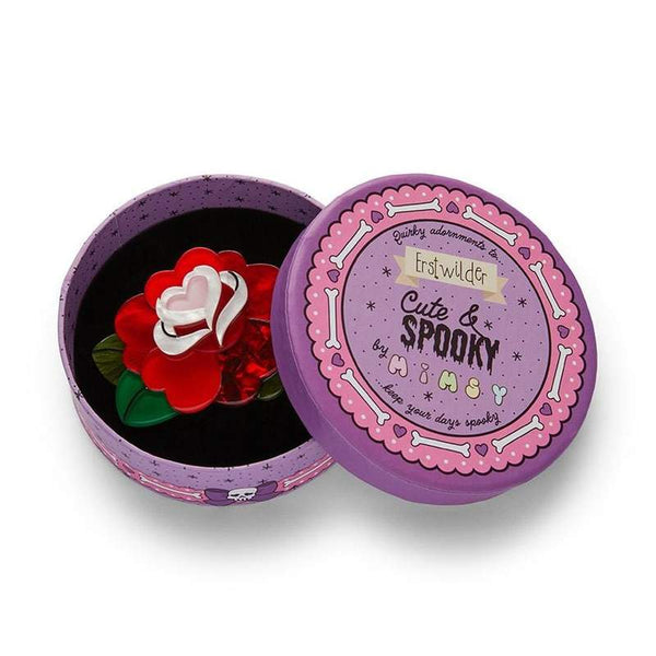Erstwilder - Roses are Red Brooch - Cute & Spooky by Mimsy (2021)