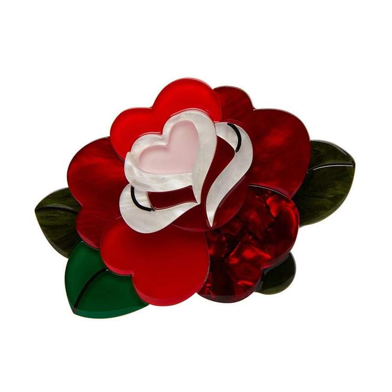 Erstwilder - Roses are Red Brooch - Cute & Spooky by Mimsy (2021)
