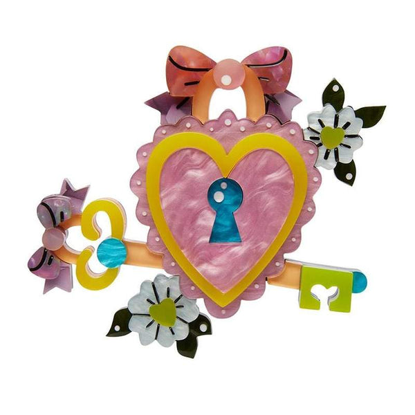 Erstwilder - Key to Your Heart Brooch - Cute & Spooky by Mimsy (2021)