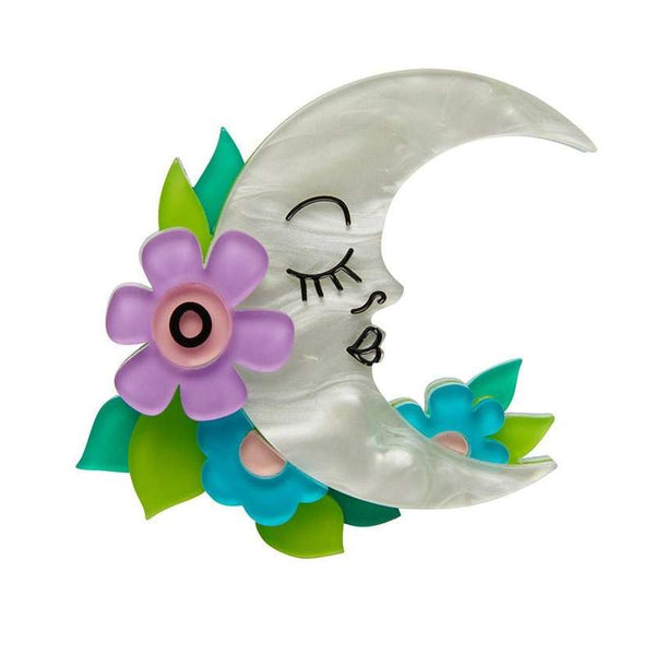 Erstwilder - La Luna Moon Brooch - Cute & Spooky by Mimsy (2021)
