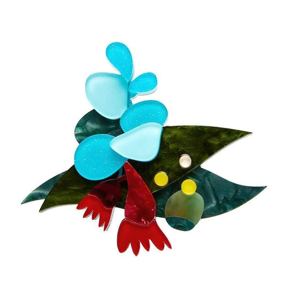 Erstwilder - Christmas Holly-Days Brooch - An Australian Christmas (2021)