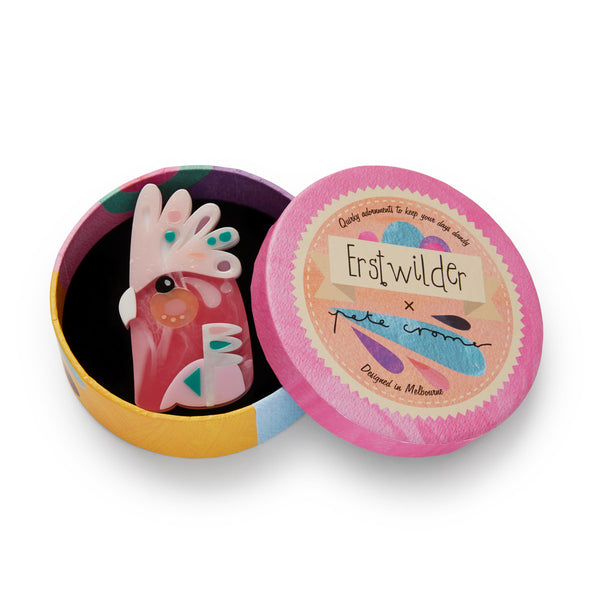 Erstwilder - The Gabby Galah Brooch - Pete Cromer (2019)