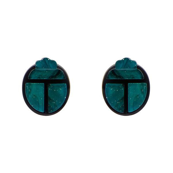 Erstwilder - Ancient Egypt Revival Scarab Beetle Earrings - Art Deco (2019)