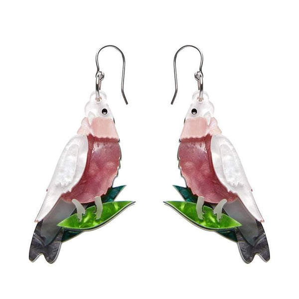 Erstwilder - No Christmas Fool Galah Earrings - An Australian Christmas (2021)