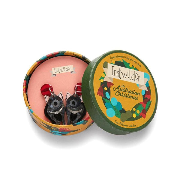 Erstwilder - A Devilish Christmas Earrings - An Australian Christmas (2021)