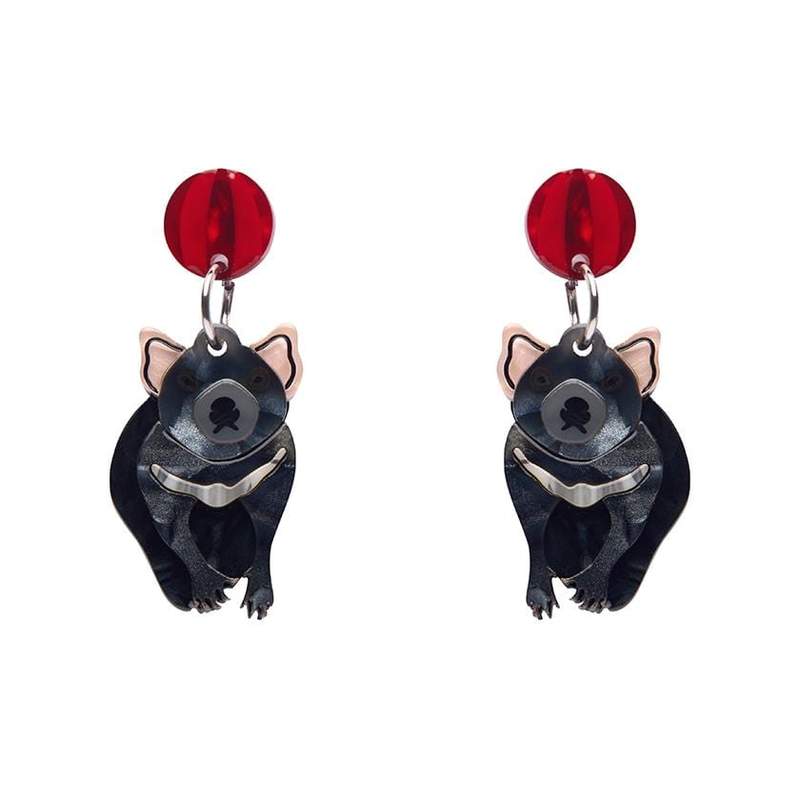 Erstwilder - A Devilish Christmas Earrings - An Australian Christmas (2021)