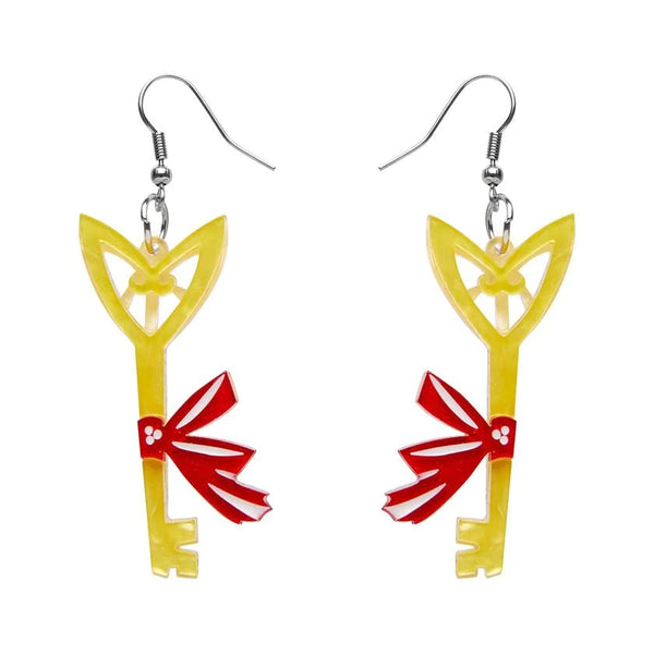 Erstwilder - The Golden Key Earrings - Kitschy Witch (2021)