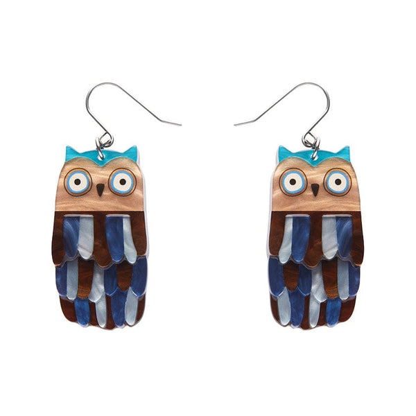 Erstwilder -Feather Dress Drop Earrings - Terry Runyan (2023)