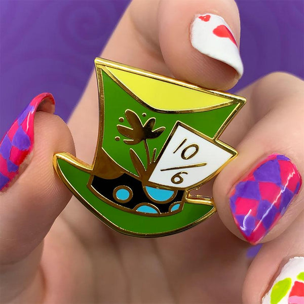 Erstwilder - Mad Hatter's Tea Party Hat Enamel Pin - Kitschy Witch (2021)