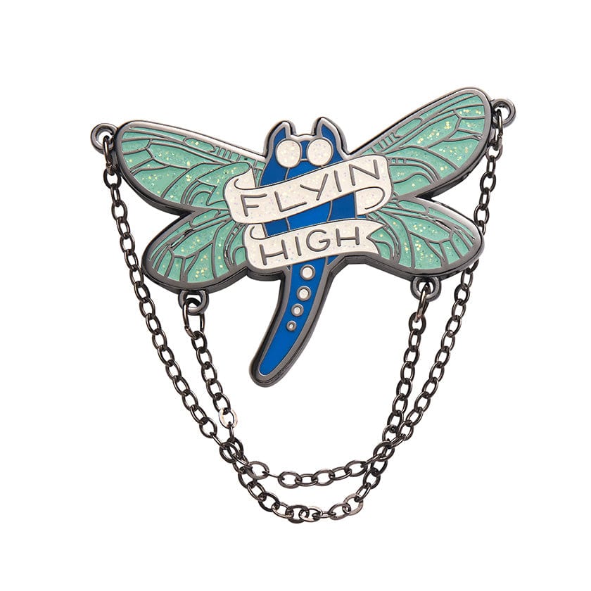 Erstwilder - Flyin' High Enamel Pin - Liz Harry