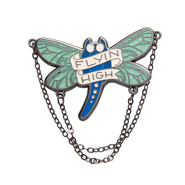 Erstwilder - Flyin' High Enamel Pin - Liz Harry