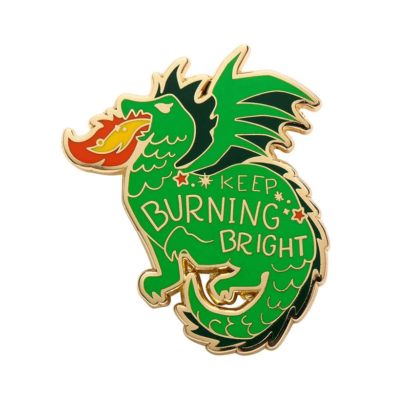 Erstwilder - Keep Burning Bright Enamel Pin - Liz Harry