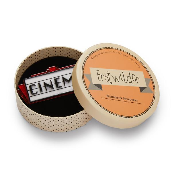 Erstwilder - Now Showing Cinema Marquee Brooch - Hollywood Glamour (2018)