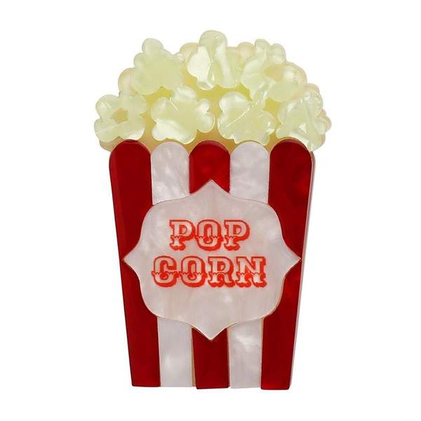 Erstwilder - Concession Stand Classic Popcorn Brooch - Hollywood Glamour (2018)