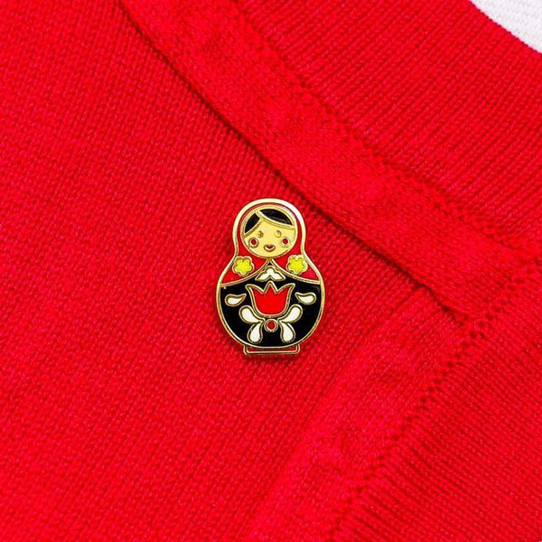 Erstwilder - Matryoshka Memories Pin - (Small/Red)