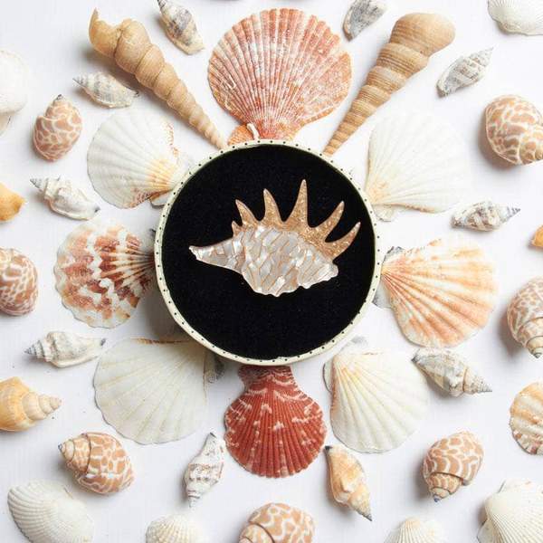 Erstwilder - Mobile Home Shell Brooch - Ocean Vibes 2.0 (2018)