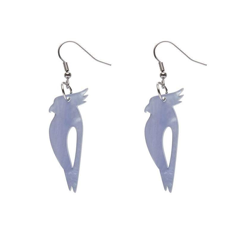 Erstwilder - Kookaburra Ripple Resin Drop Earrings - Blue
