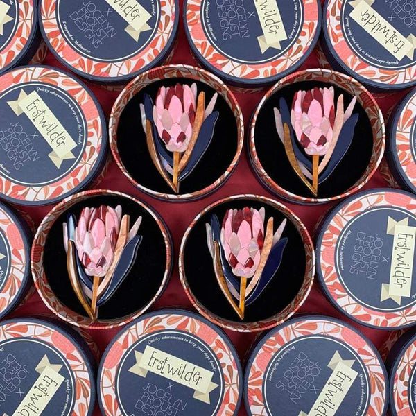 Erstwilder - Cheer for Protea Brooch - Jocelyn Proust (2021)