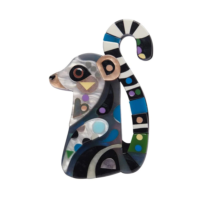 Erstwilder - The Learned Lemur Brooch - Pete Cromer Wildlife (2022)