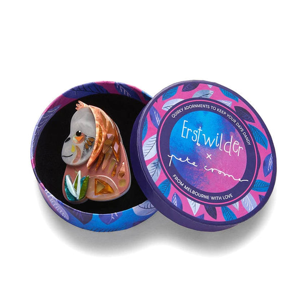 Erstwilder - The Orderly Orangutan Brooch - Pete Cromer Wildlife (2022)