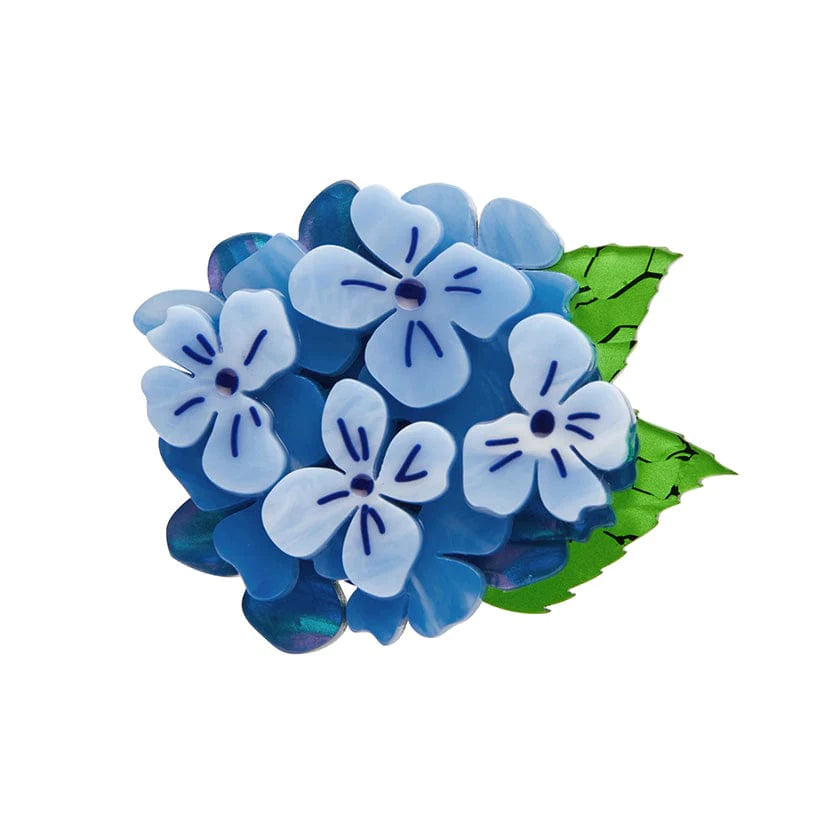 Erstwilder - Heartfelt Hydrangea Mini Brooch - Mini Insects and Flowers (2022)