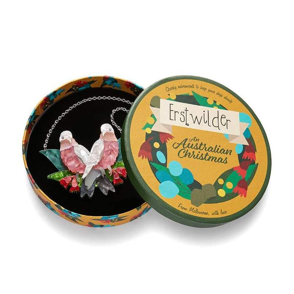 Erstwilder - No Christmas Fool Galah Necklace - An Australian Christmas (2021)