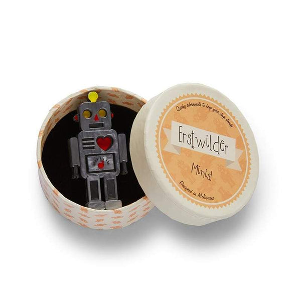 Erstwilder - Nuts and Bolts Mini Brooch (Gray)- Toy Minis (2021)