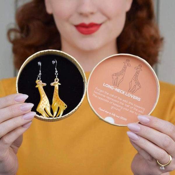 Erstwilder - Long-Neck Lovers Giraffe Earrings - Out of Africa (2019)