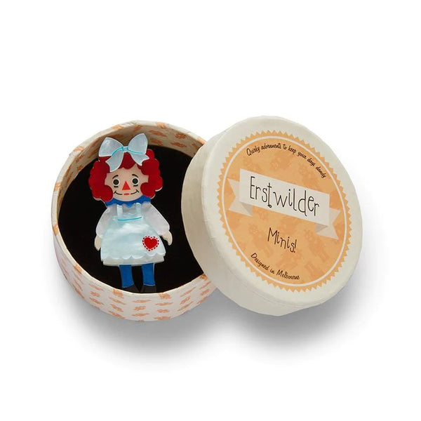 Erstwilder - Raggedy Annie Mini Brooch - Toy Minis (2021)