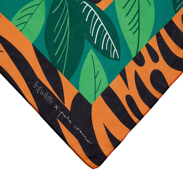 Erstwilder - The Tranquil Tiger Square Scarf - Pete Cromer Wildlife (2022)