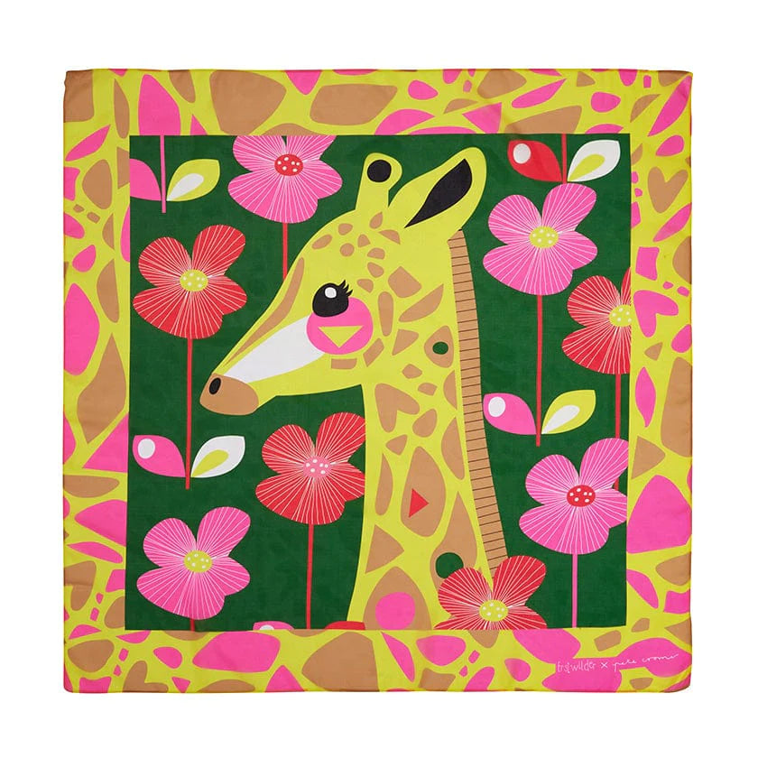 Erswilder - The Genteel Giraffe Square Scarf - Pete Cromer Wildlife (2022)