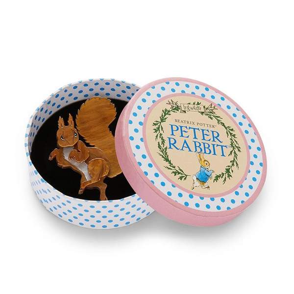 Erstwilder - Squirrel Nutkin Brooch - Peter Rabbit (2019)