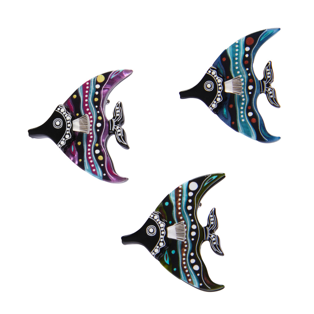 Erstwilder - The Fish 'Guya' Mini Brooch Set - Melanie Hava (2022)