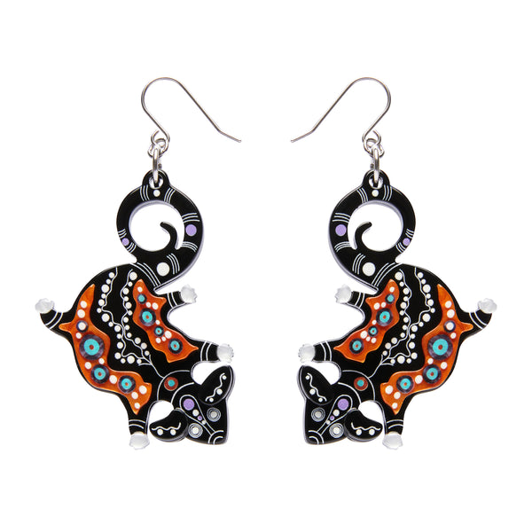 The Possum 'Midin' Drop Earrings - Erstwilder x  Melanie Hava