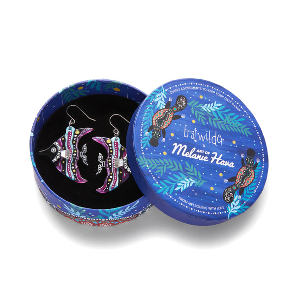 Erstwilder - The Fish 'Guya' Drop Earrings -  Melanie Hava (2022)