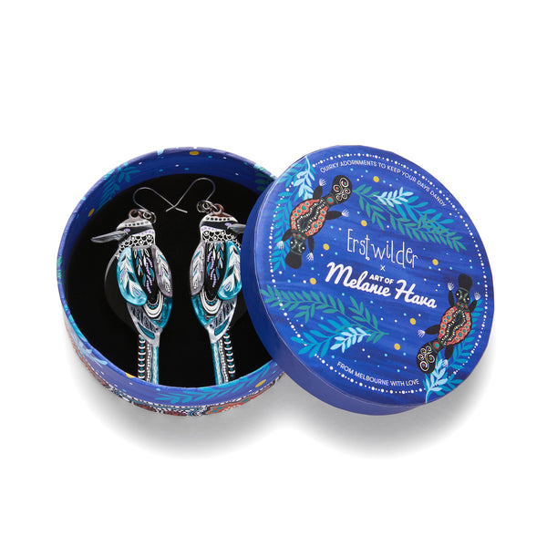 Erstwilder - The Kookaburra 'Gunggaga' Drop Earrings - Melanie Hava (2022)