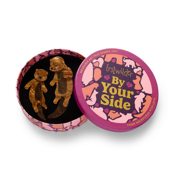 Hold Tight Otter Brooch Pair - Erstwilder By Your Side Brooch (2026)