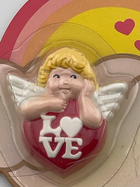 Vintage 1983 Avon Loveable Cupid Pin Valentine’s Day Card