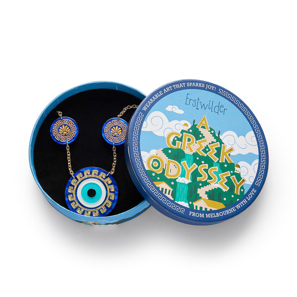 Erstwilder - Evil Eye Amulet Necklace + Evil Eye Amulet Drop Earrings - A Greek Odyssey (2026)